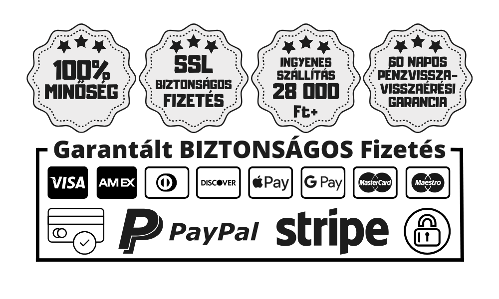 Garantált BIZTONSÁGOS Fizetés