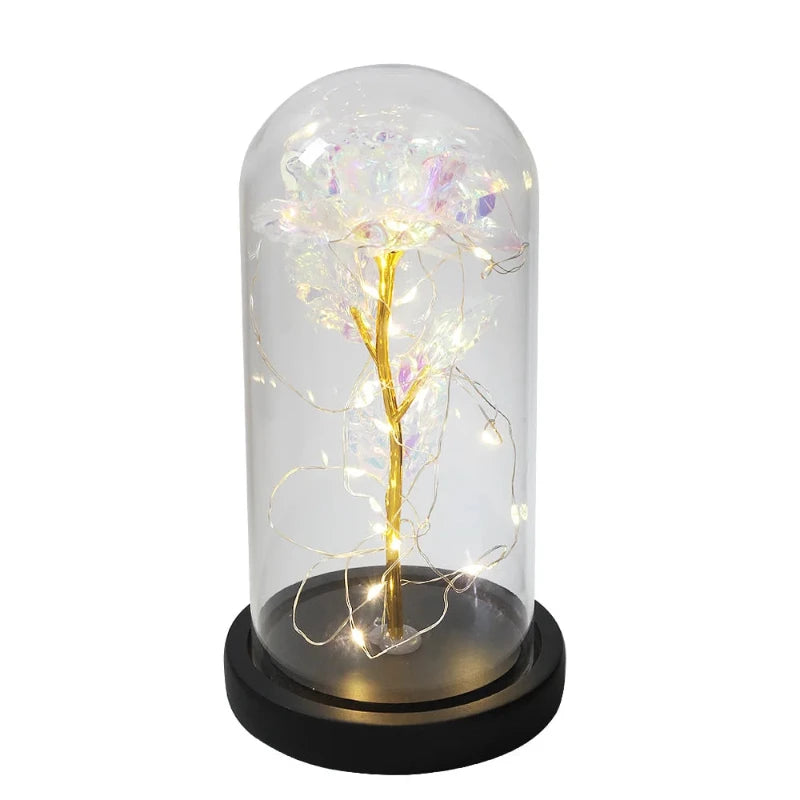 artificial flowers lamp