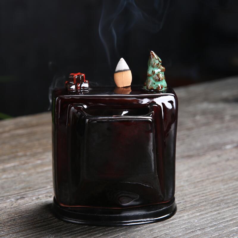 ceramic incense burner for christmas