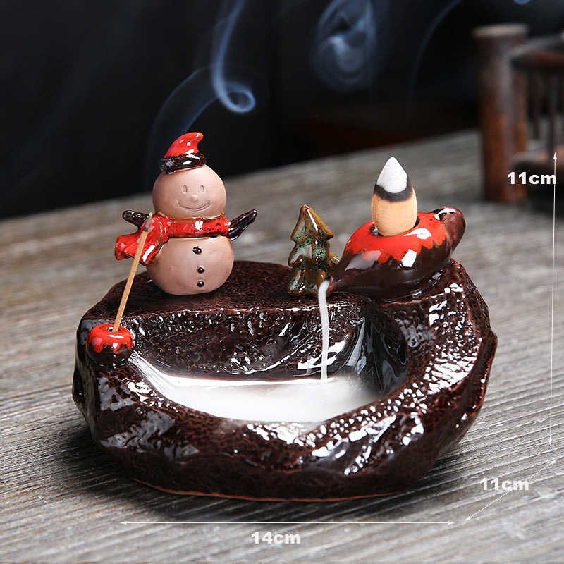 christmas incense holder