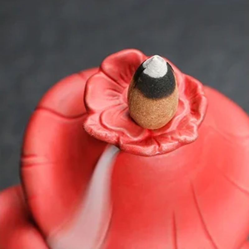 mushroom incense burner how to use