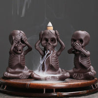 skeleton incense burners