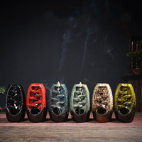 waterfall backflow incense burners