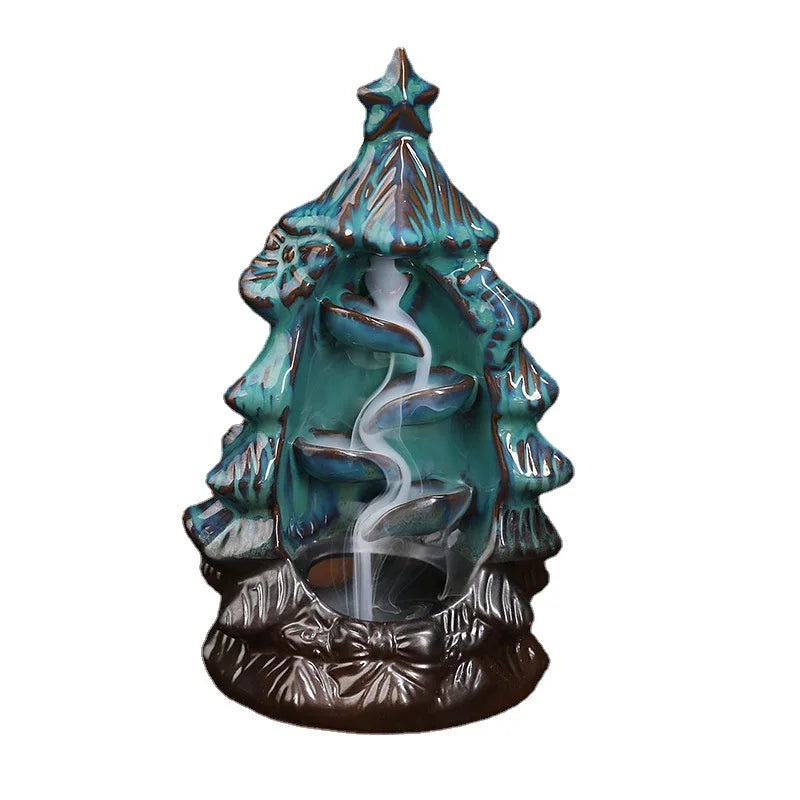 waterfall incense burner christmas tree