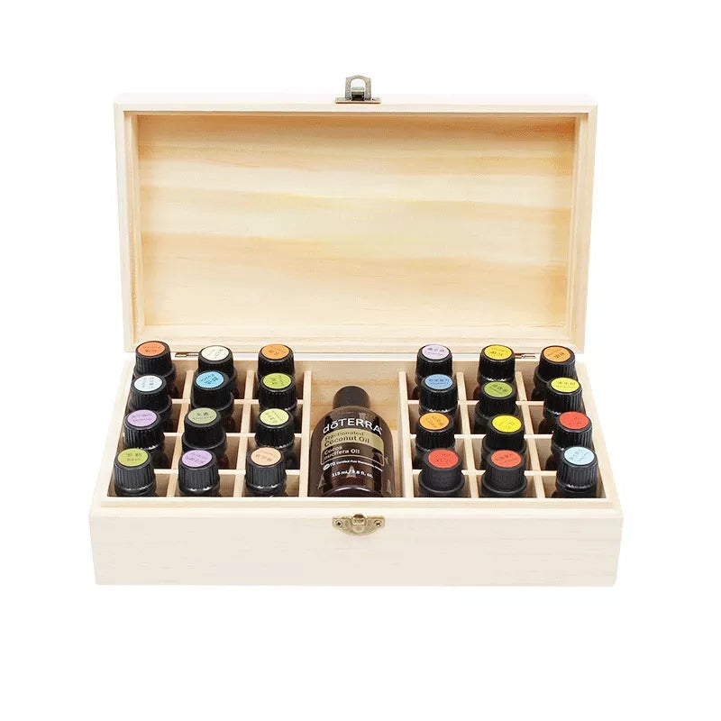 wood essential oil box