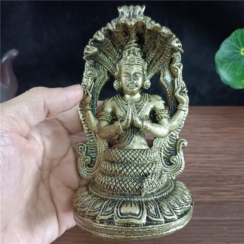 bronze vishnu statue