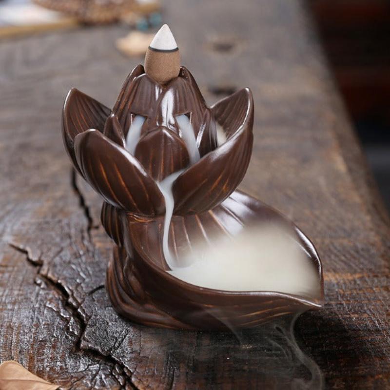 flower incense burner