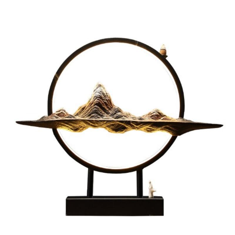 mountain incense burner